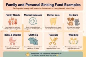 sinking fund examples complete list