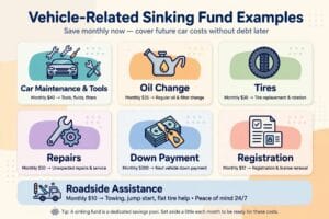 sinking fund examples complete list