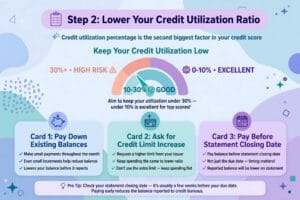 how to improve your credit score steps