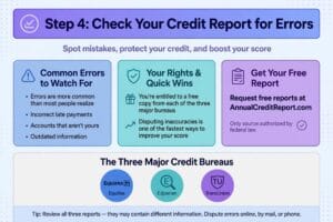 how to improve your credit score steps