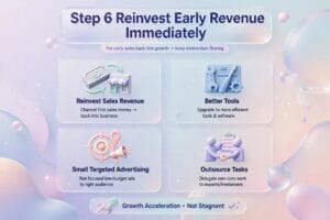 how to start a business with no money steps