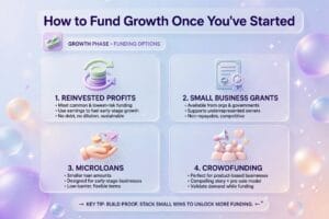 how to start a business with no money steps