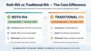roth ira vs traditional ira comparison