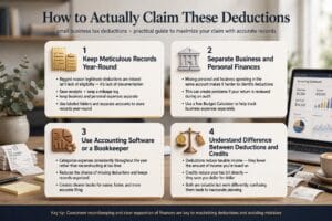 small business tax deductions checklist