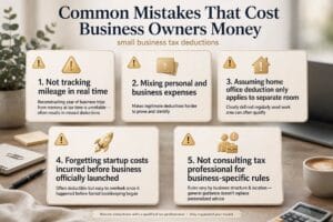 small business tax deductions checklist