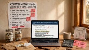 how to create a sinking fund with monthly savings goals for car repairs and gifts