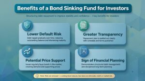 Bond sinking fund diagram showing an issuer setting aside money to repay bondholders